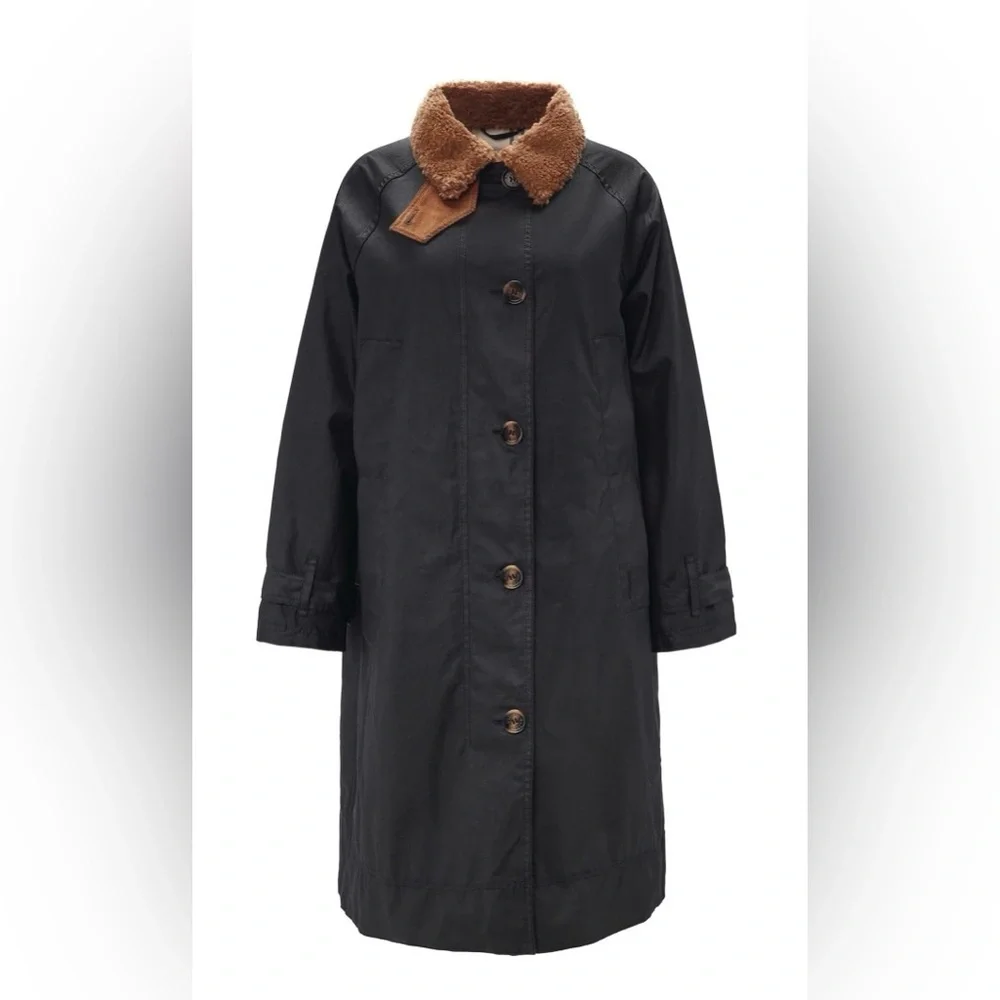 NWT Barbour Malala Wax Jacket - Picture 4 of 14